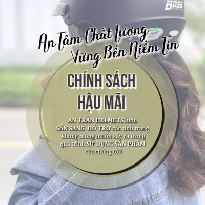 AFTER-SALES POLICY WHEN BUYING HATS AT AN TRAN HELMETS