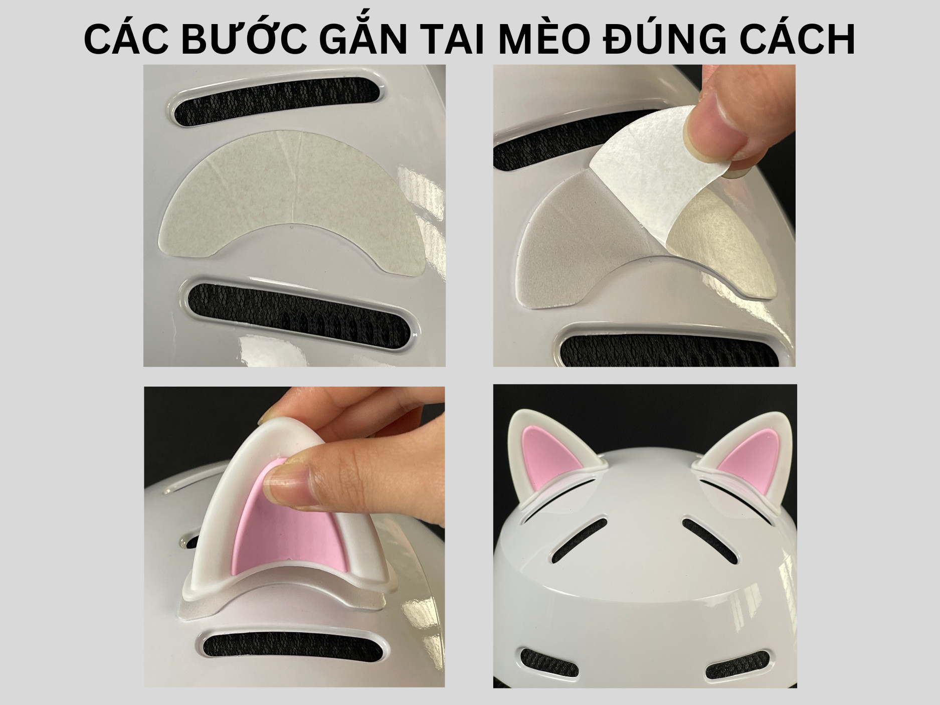 INSTRUCTIONS FOR APPLYING CAT EARS FOR GON ATN50-G INSTRUCTIONS FOR APPLYING CAT EARS FOR GON ATN50-G